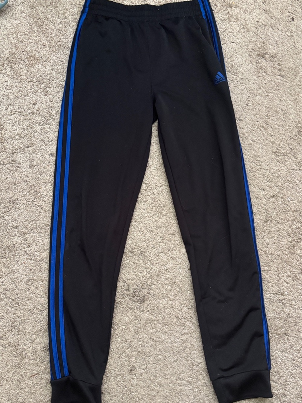 Black adidas joggers